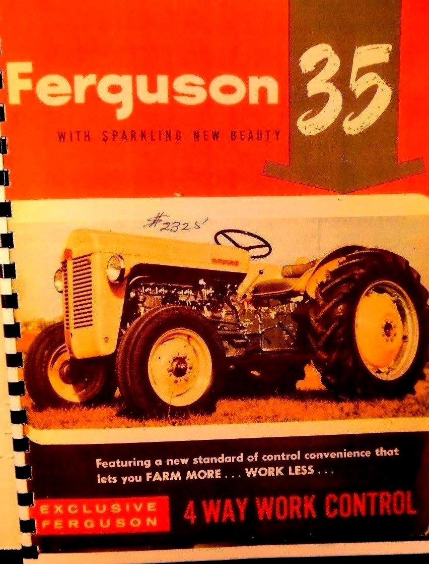 Ferguson Canadian Tractor Sales manual ,FERGUSON 35 W/Quad control