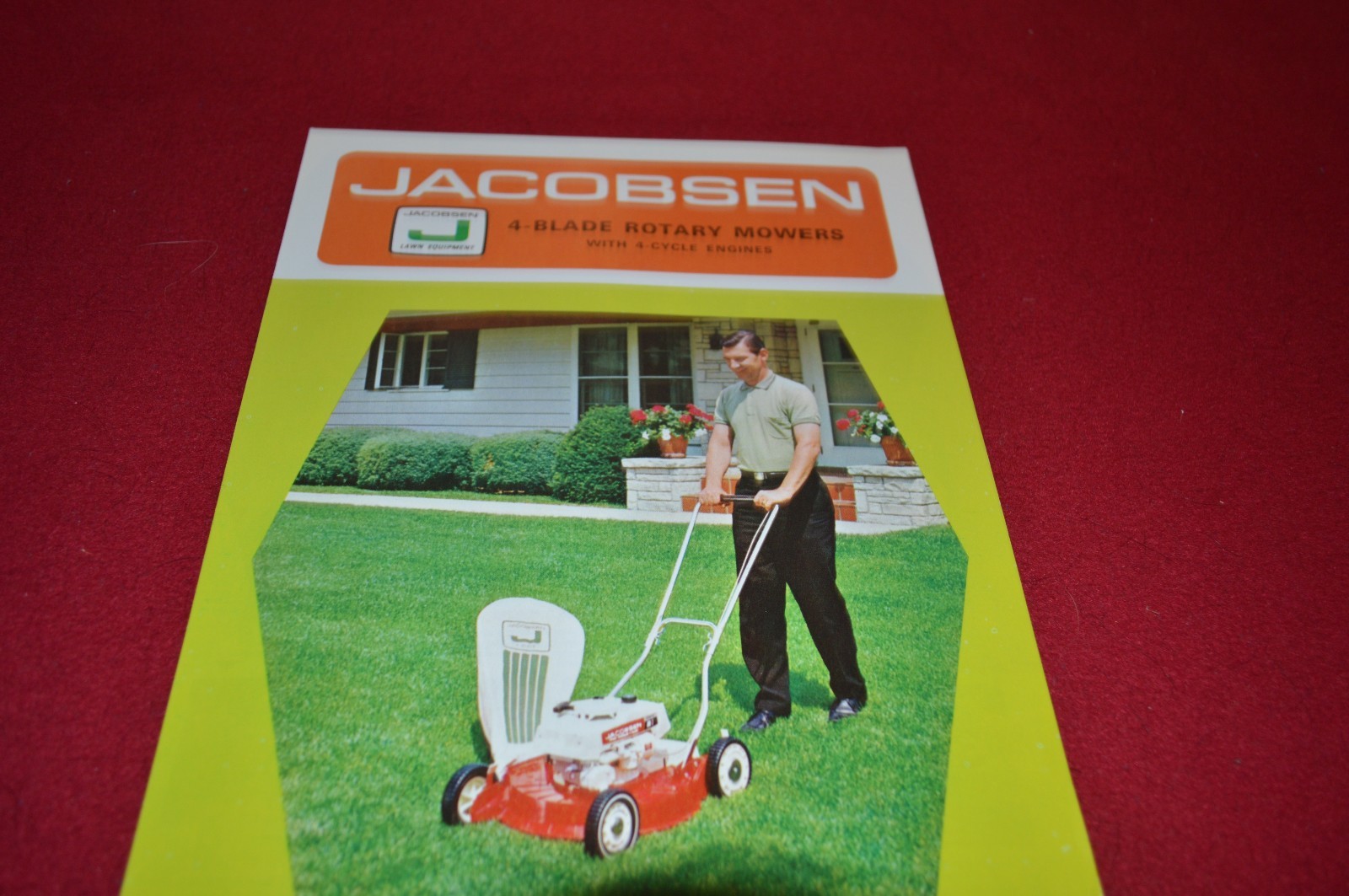 Jacobsen 4 Blade Rotary Mower With 4 Cycle Engines Dealers Brochure DCPA