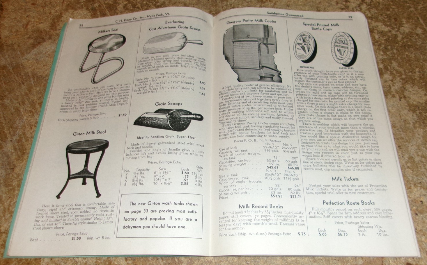 1947 C.H. Dana livestock supplies catalog in good shape used