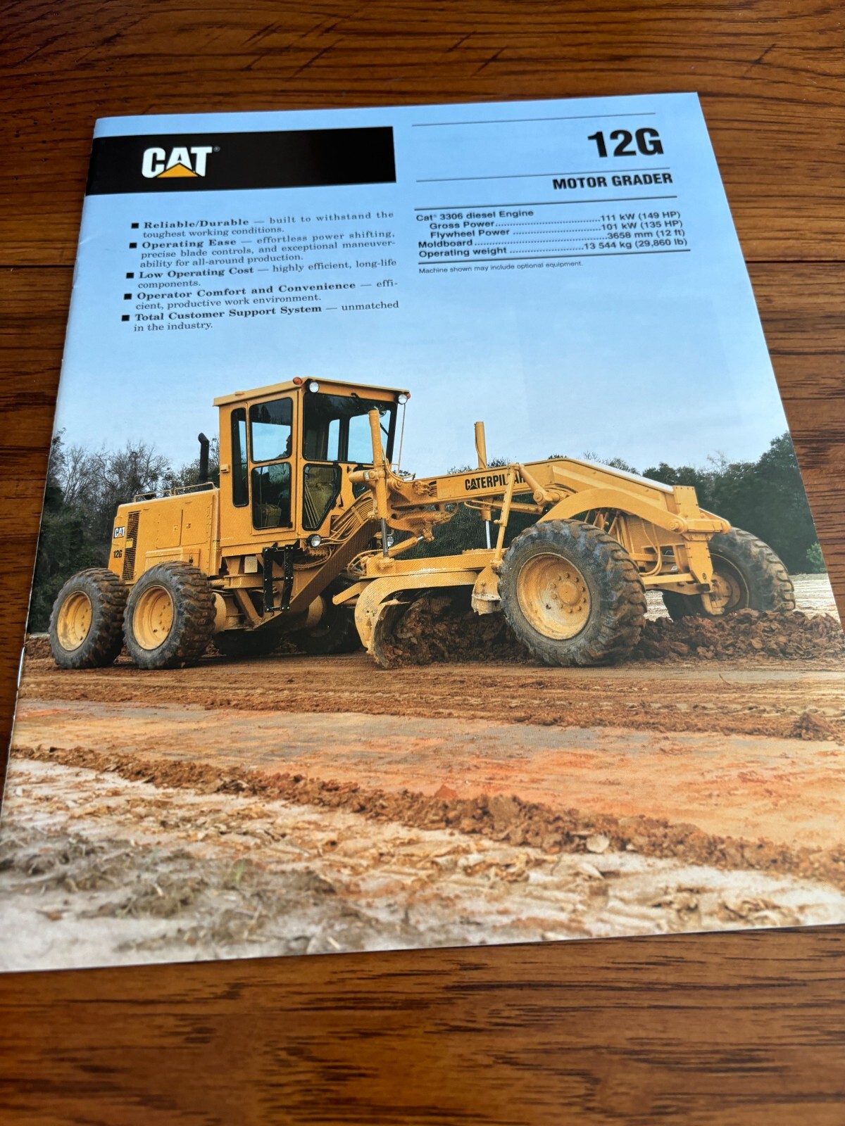 Caterpillar CAT 12G Motor Grader Brochure FCCA24