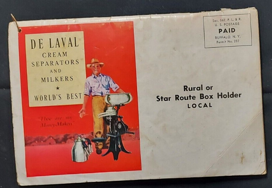 1942 De Laval Reference Year Book Cream Separators Frank Davis Greenville OH