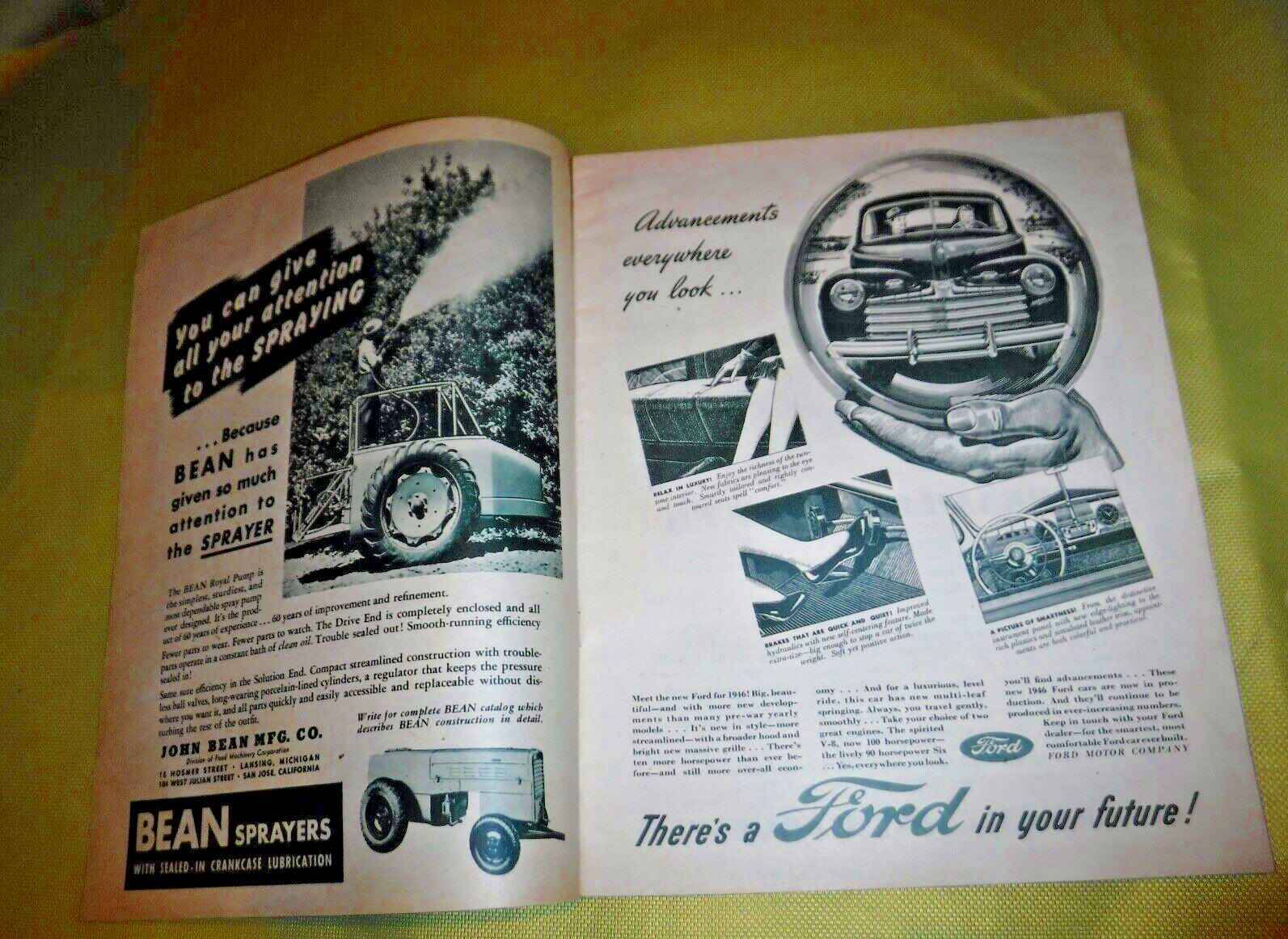 AMERICAN FRUIT GROWER NOV. 1945 MAGAZINE MICHIGAN CULTIVATED BLUEBERRY INDUSTRY