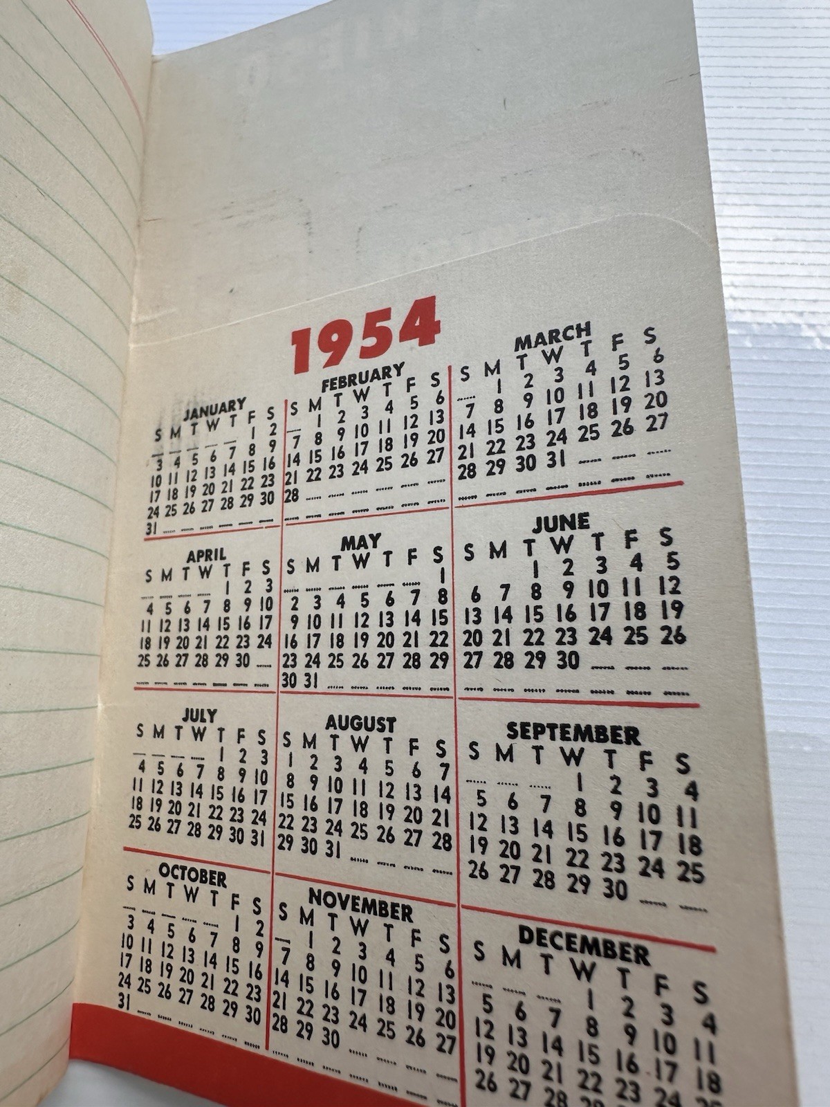 1954 Mathieson Farm Advertising Agriculture Pamphlet Notebook Unused