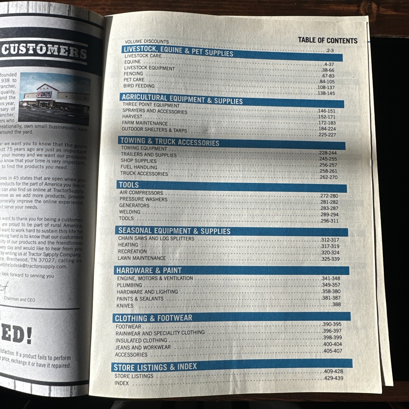 Tractor Supply 75Th Anniversary 2013 Blue Book NEW Paperback Farming Agriculture
