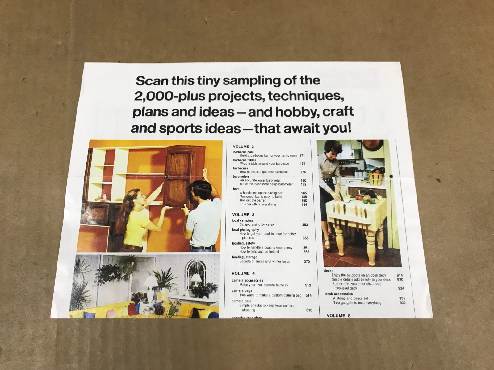 Vintage Popular Mechanics Shop Guide & Metric Conversion Charts