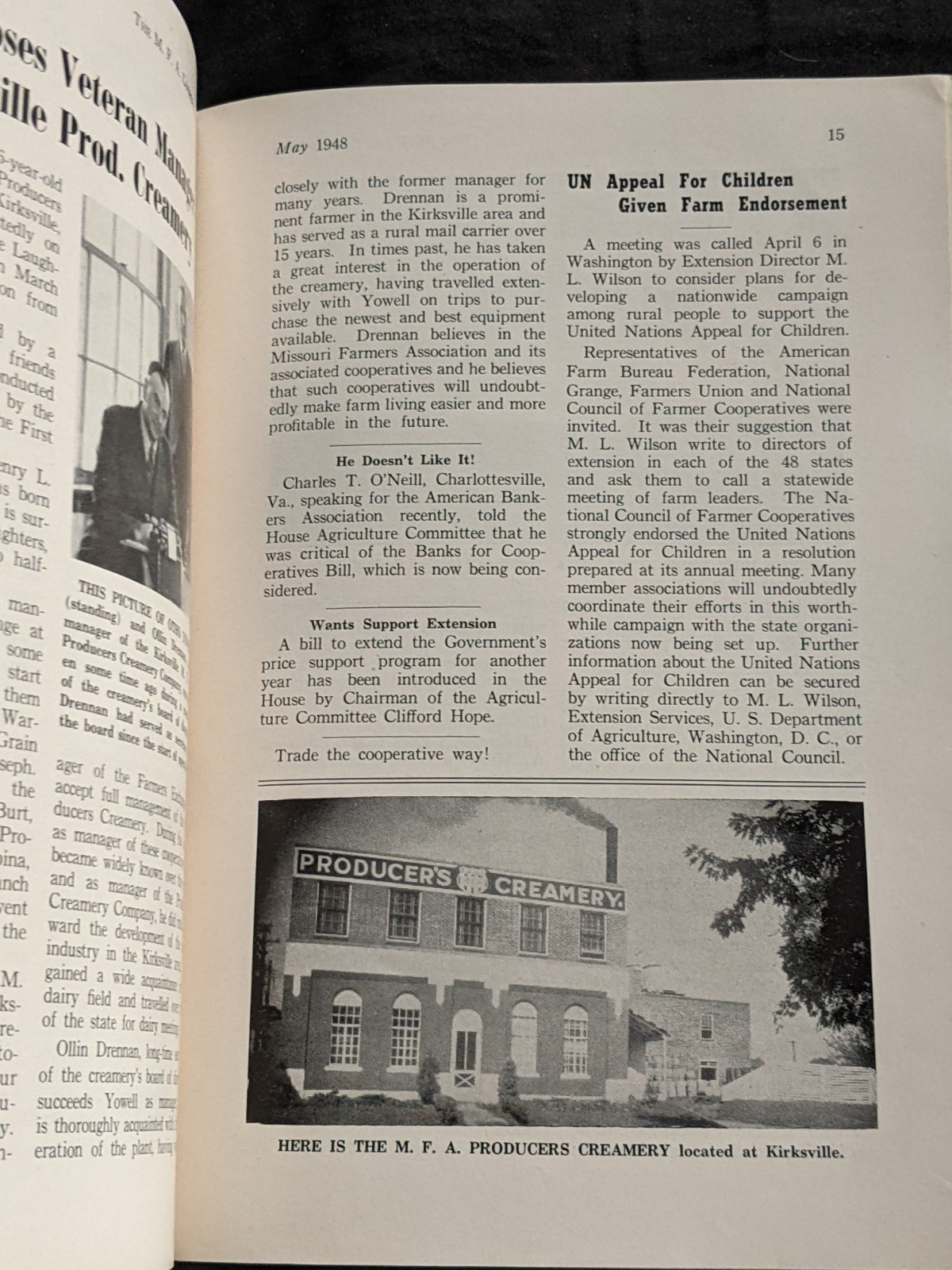 MFA-Missouri Farmers Association 1948 Cooperator Magazine