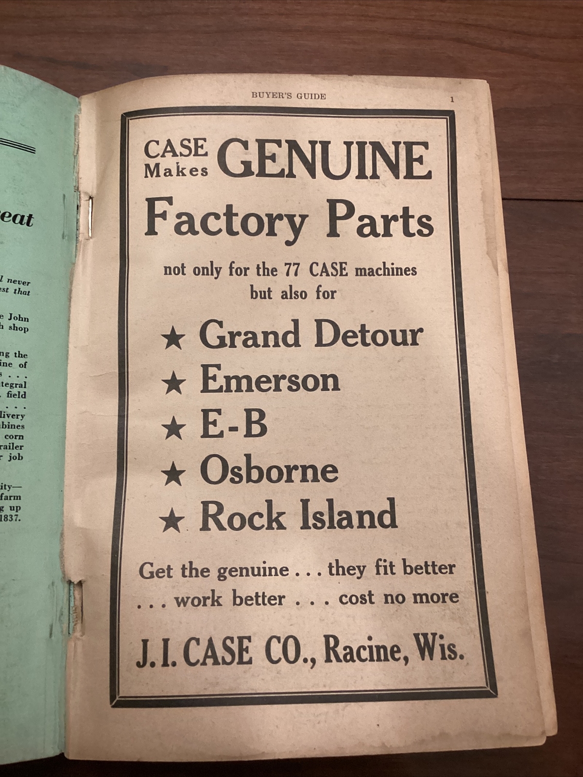 1940 Buyers Guide By Farm Implement News “Established 1882”