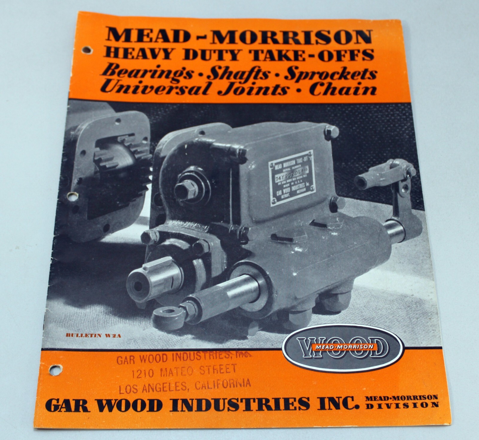 Mead Morrison Heavy Duty Take Offs Parts Catalog
