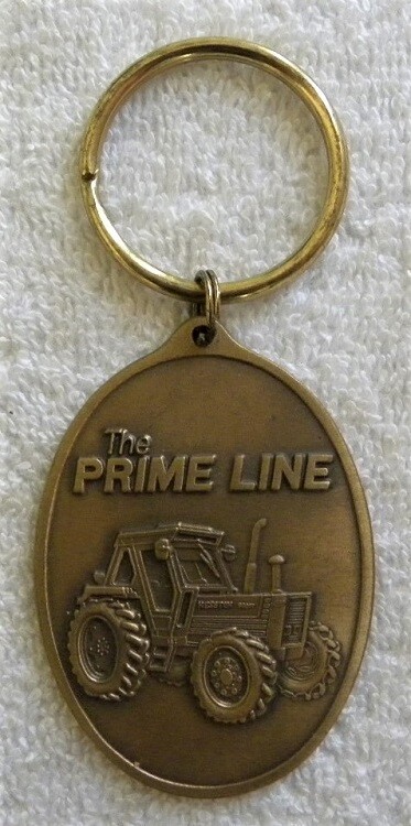 1984 Hesston&rsquo;s Prime Line Farm Equipment, 980DT Tractor KEYCHAIN, Unused
