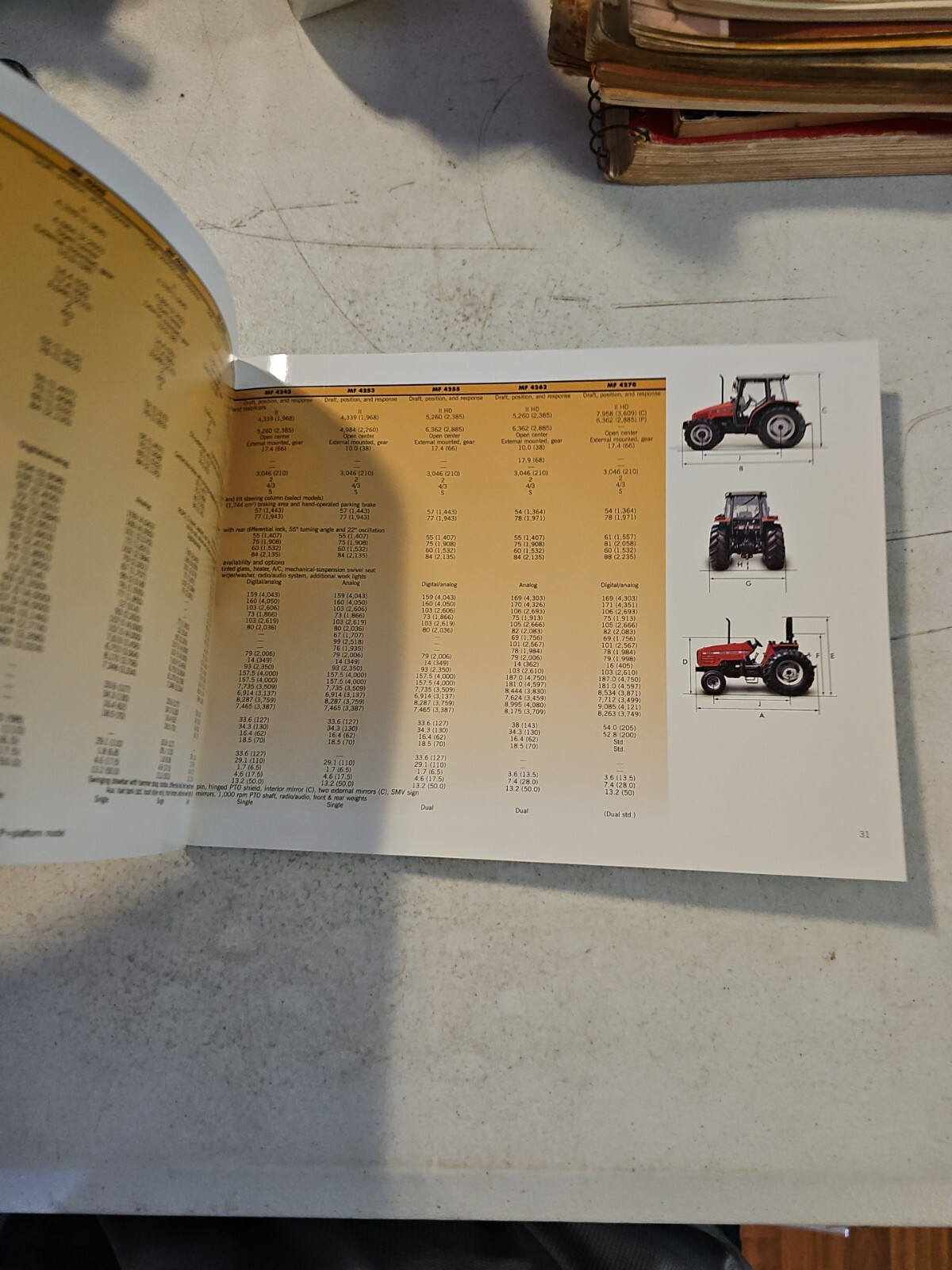 2001 MASSEY FERGUSON 4200 Series Tractors Sales Brochure