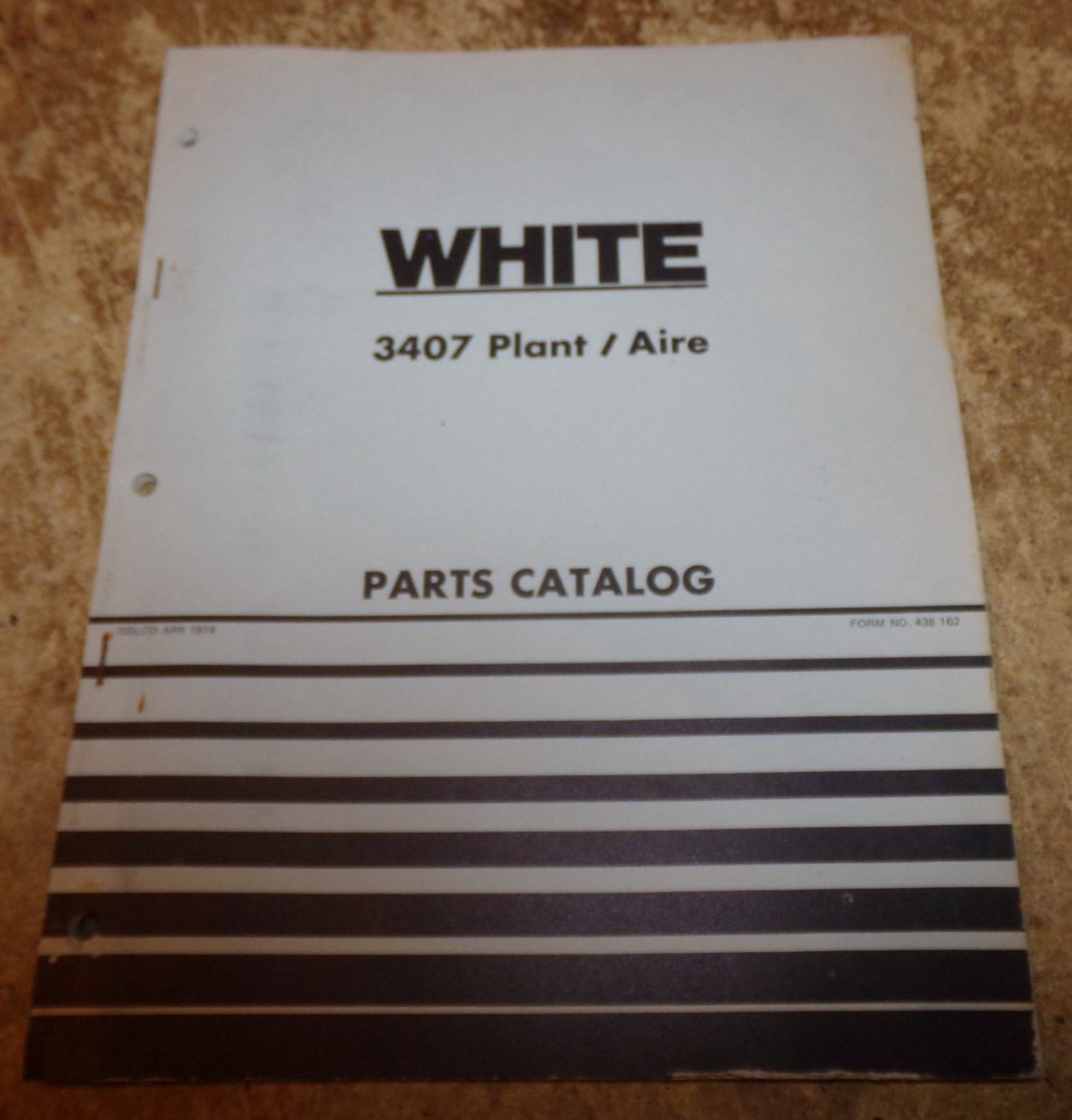 1974 white 3407 plant/aire planters parts catalog in very good shape used