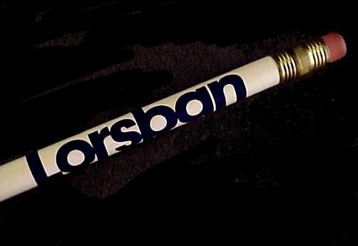 Lorsban Insecticides Lead Pencil Vintage Farming Farm Advertising Souvenir