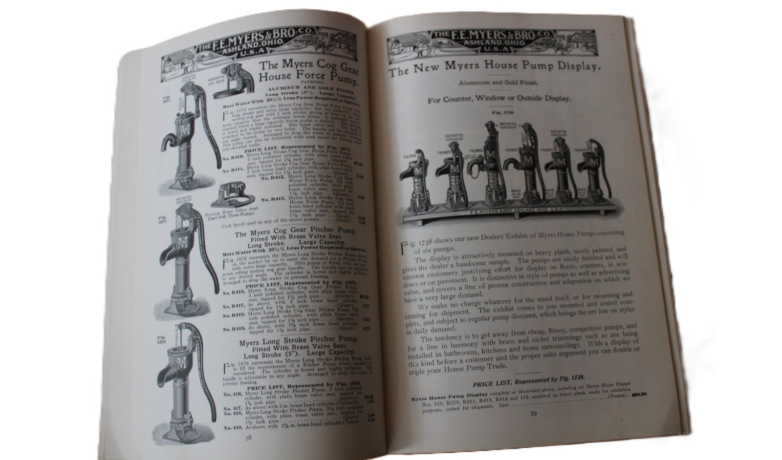 1925-26 Two Equipment Catalogs Myers Pumps Hay Tools & Door Hangers No. 57, 58
