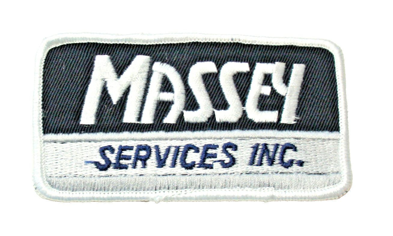 Vintage Massey Services Inc Lawn Pest Control Cloth Jacket Patch New NOS