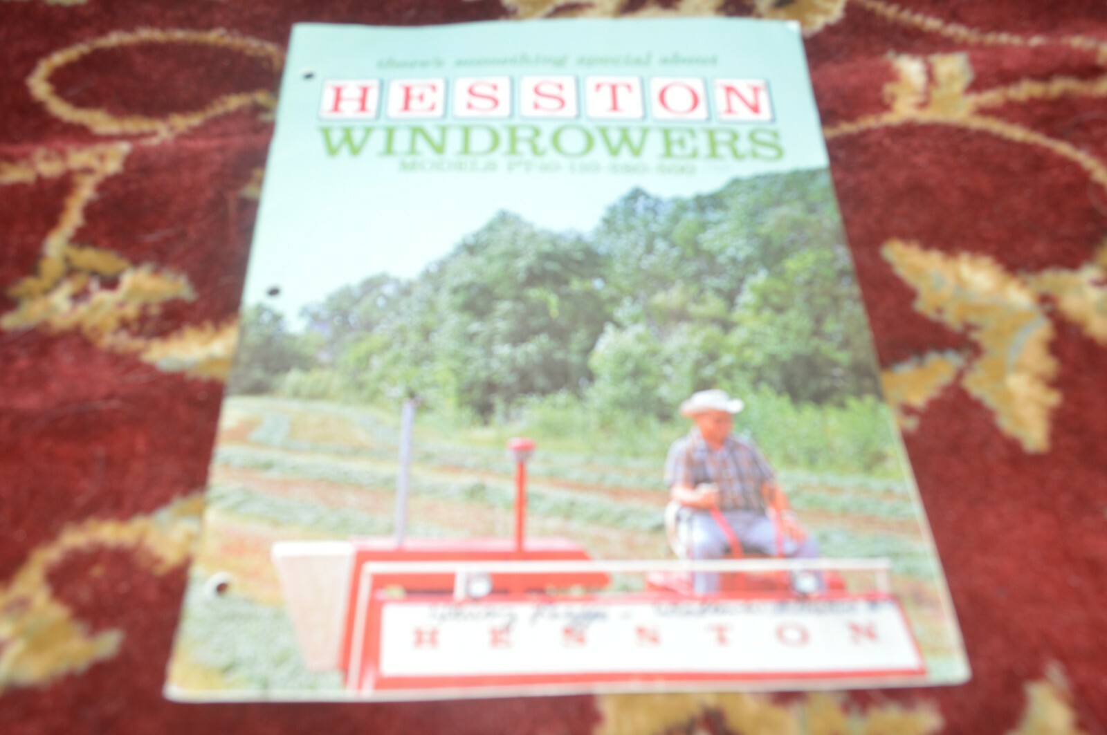Hesston PT-10 110 280 500 Windrowers Brochure FCCA