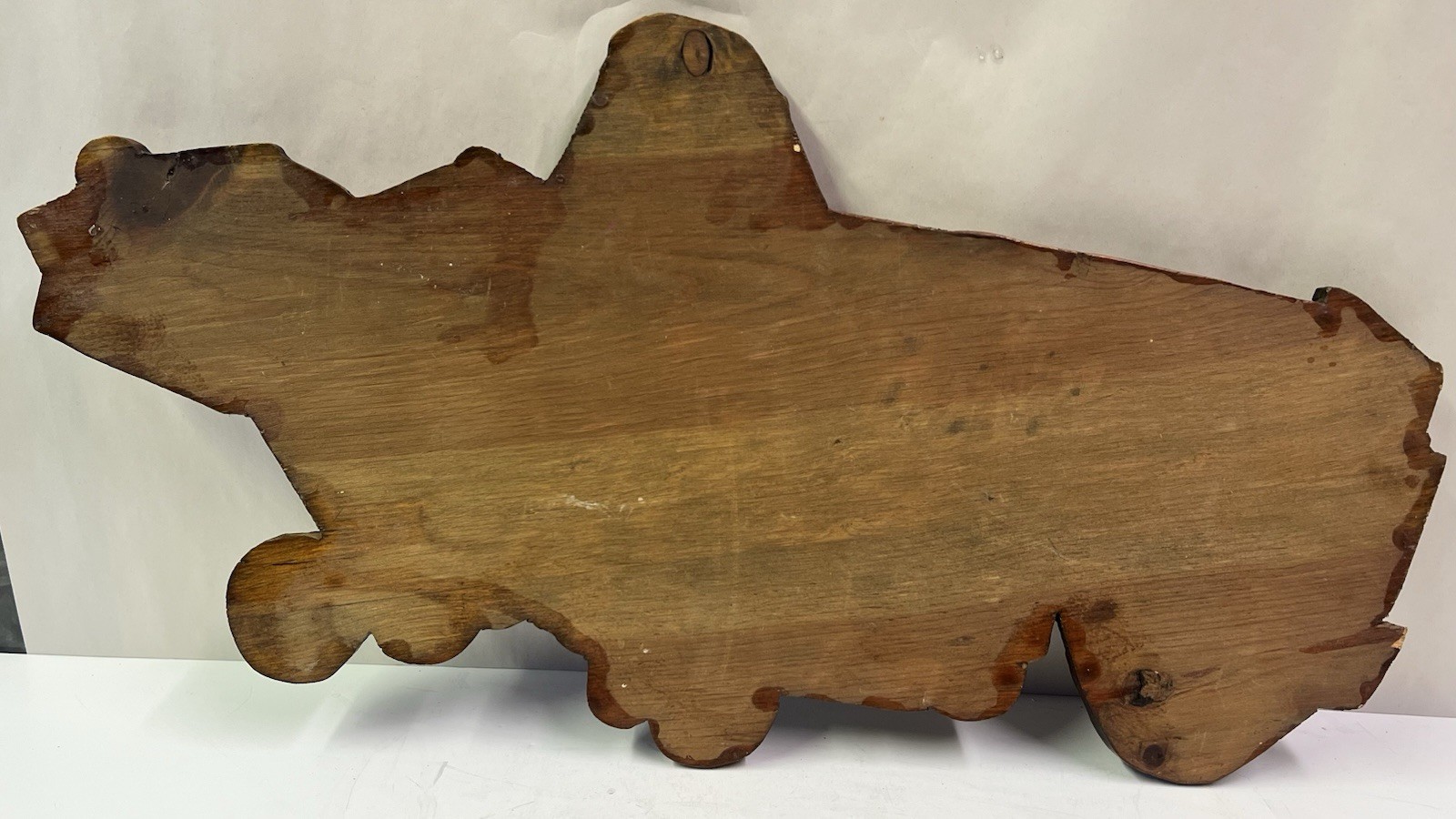 VINTAGE 1981 DARKE COUNTY STEAM THRESHERS ASSOC GREENVILLE OHIO 22&Prime; WOOD SIGN