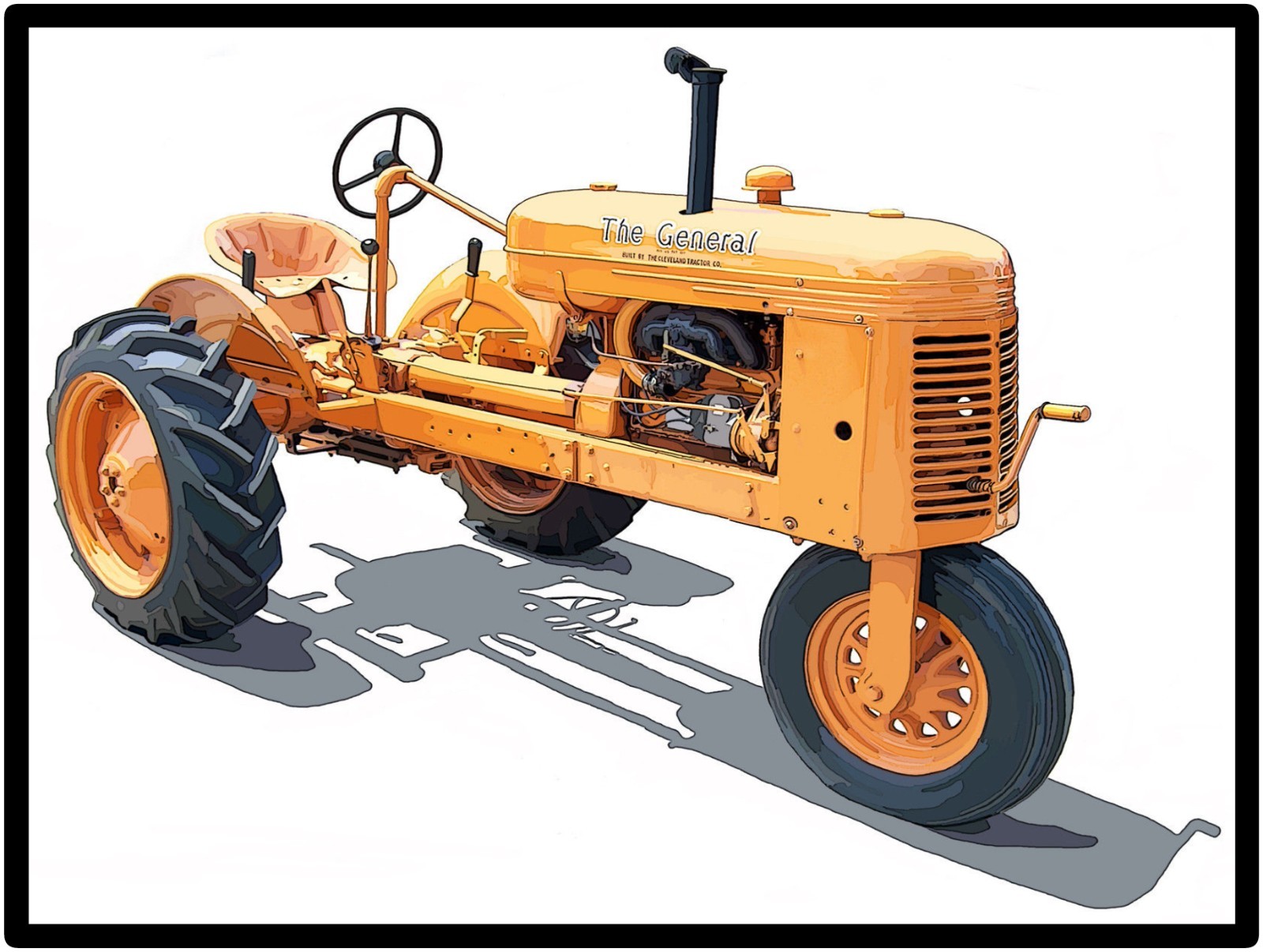 CLETRAC General Model GG Tractor New Metal Sign: 12X16- Ships Free