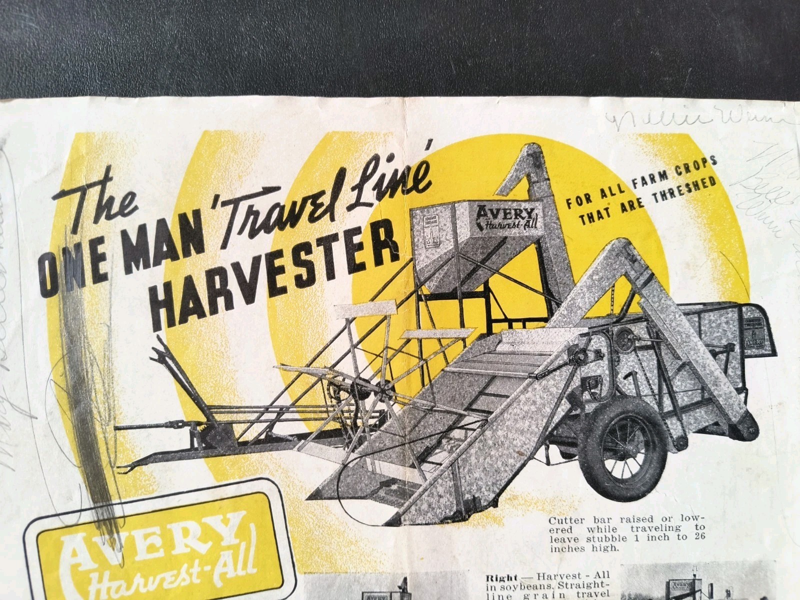 1921 BF Avery Dealer Advertising Brochure Print Advertising Company Letter Lot