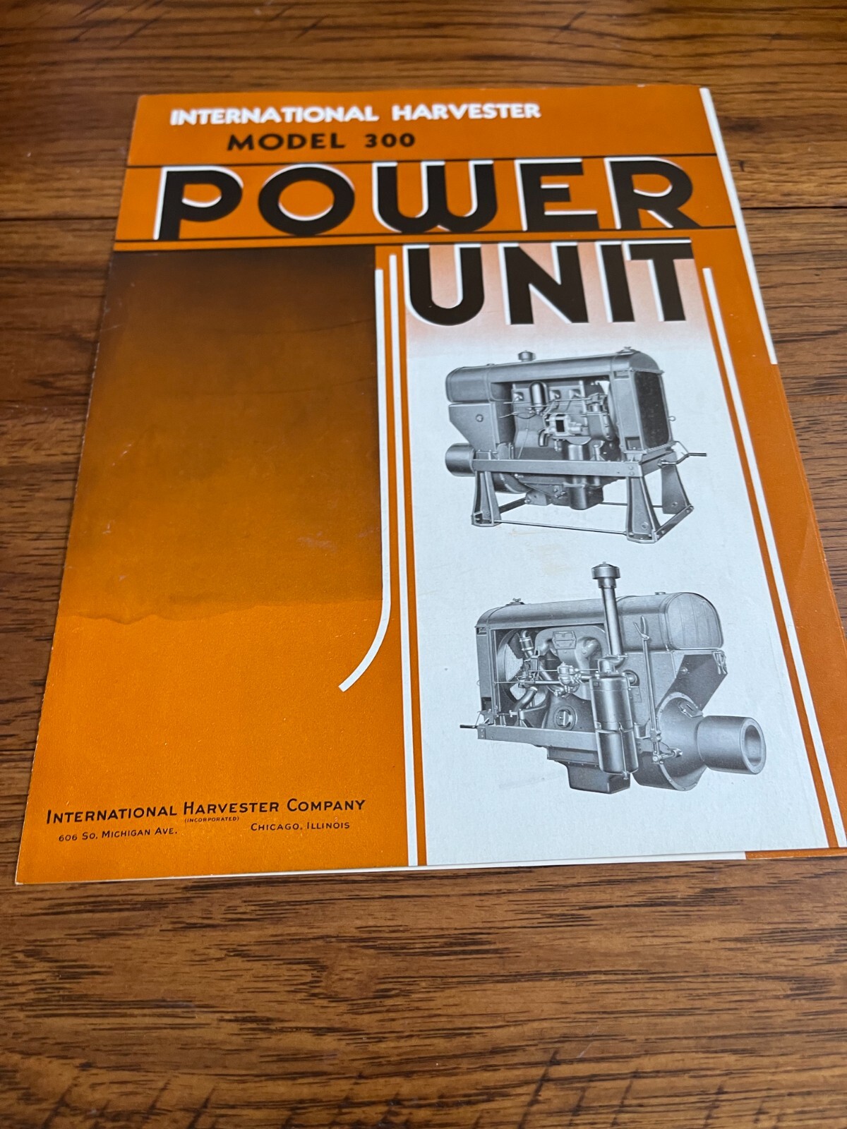 International Harvester 300 Power Unit Brochure FCCA
