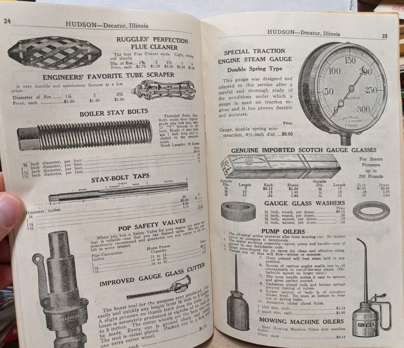 1946 Hudson Machinery & Supply Co Catalog Decatur Illinois IL Thresher Supplies