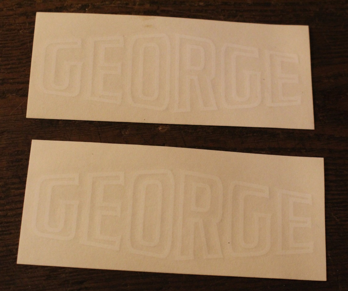 Garden Expo 2003 Paperwork and 2 « George » Decals (Garden Tractor)