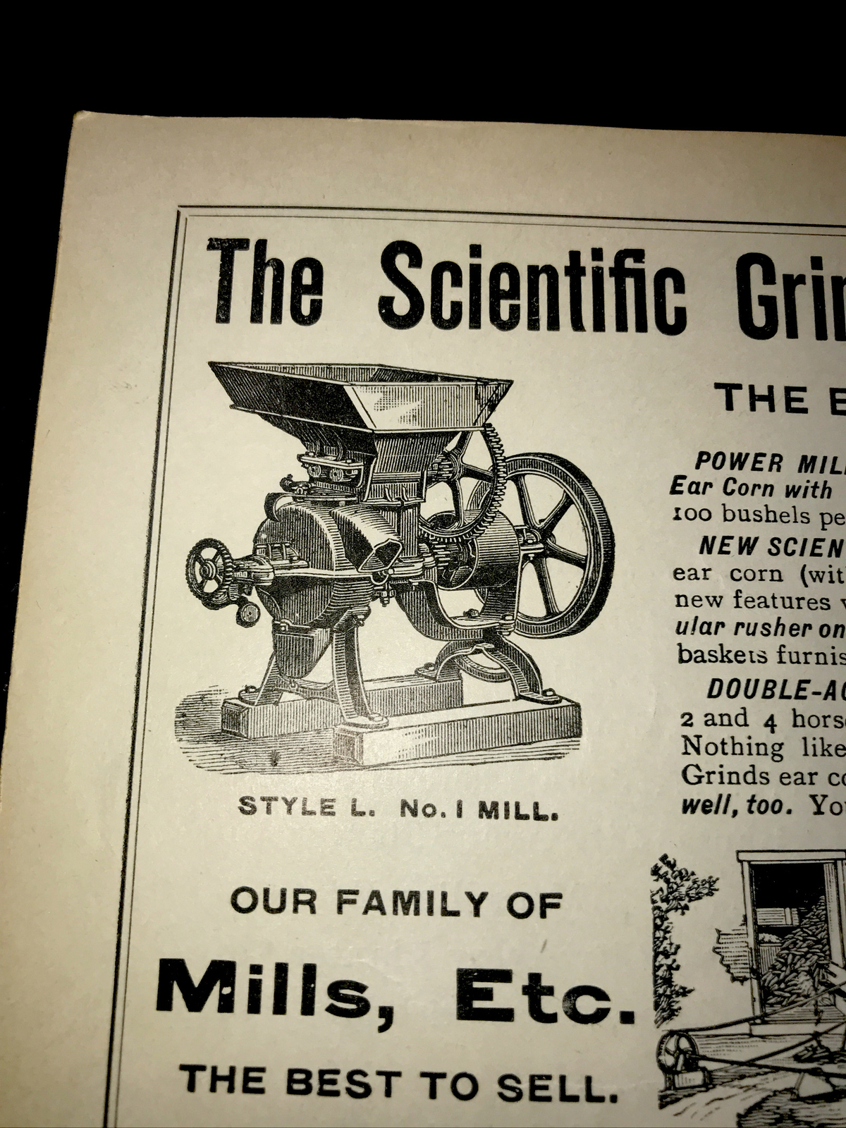 1898 Scientific Farm Machinery Advertising – Springfield – Ohio & Kansas City MO