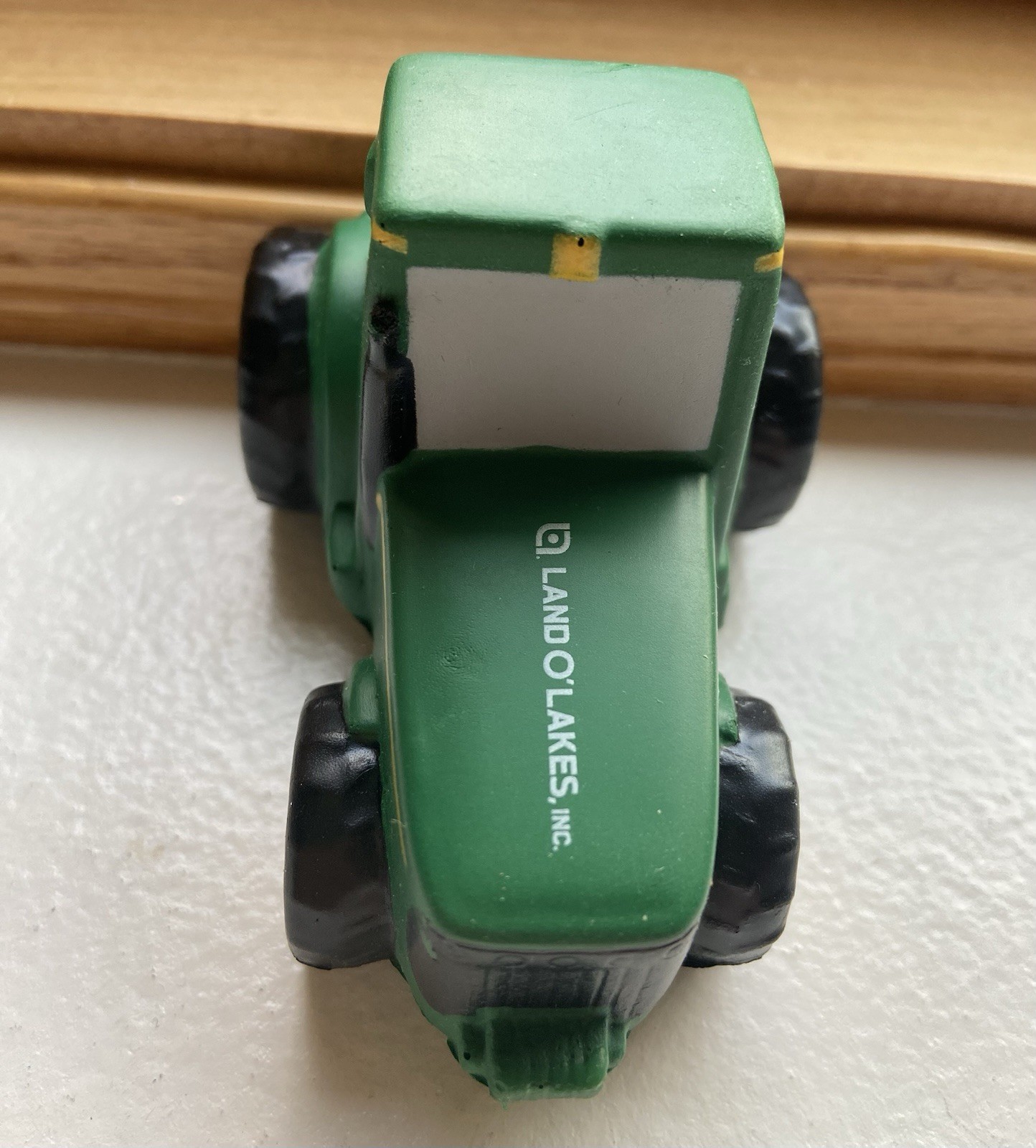 Land O’Lakes Squishy Green Foam Farm Tractor Advertising Toy