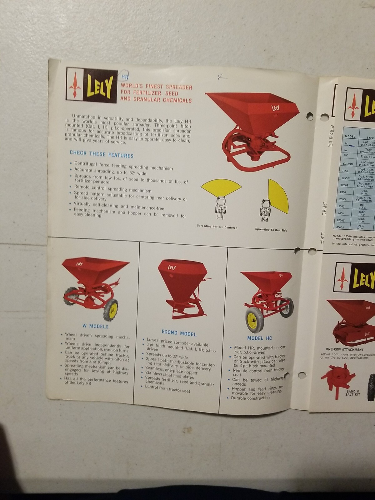 Vintage Lely Precision Spreaders Sales Brochure. Agriculture Farming