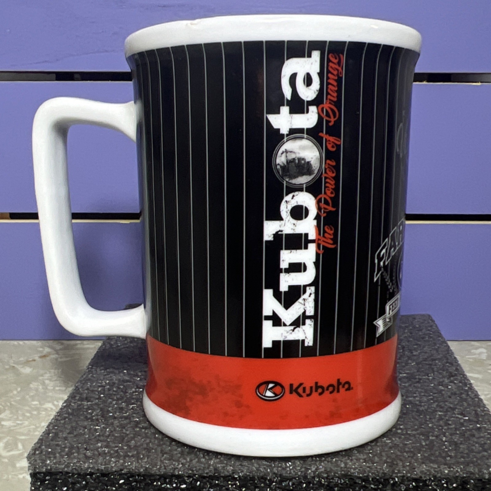 Kubota The Power of Orange Vintage Series 2 Ceramic Mug Farmers Feed Families