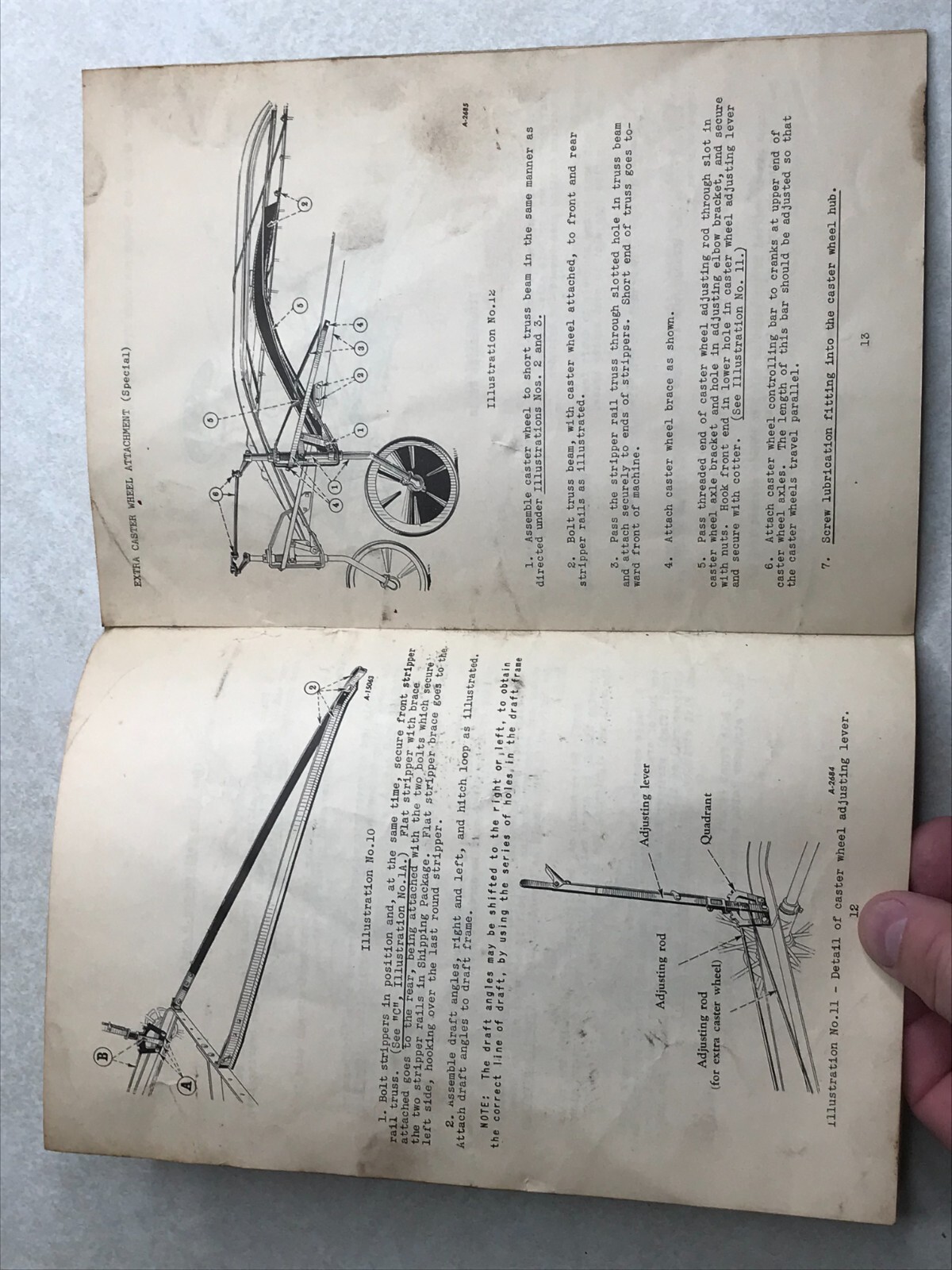 Farm Owners Manual 1949 IH McCormick Tractor Side Delivery Rake Enc Gear SBG194
