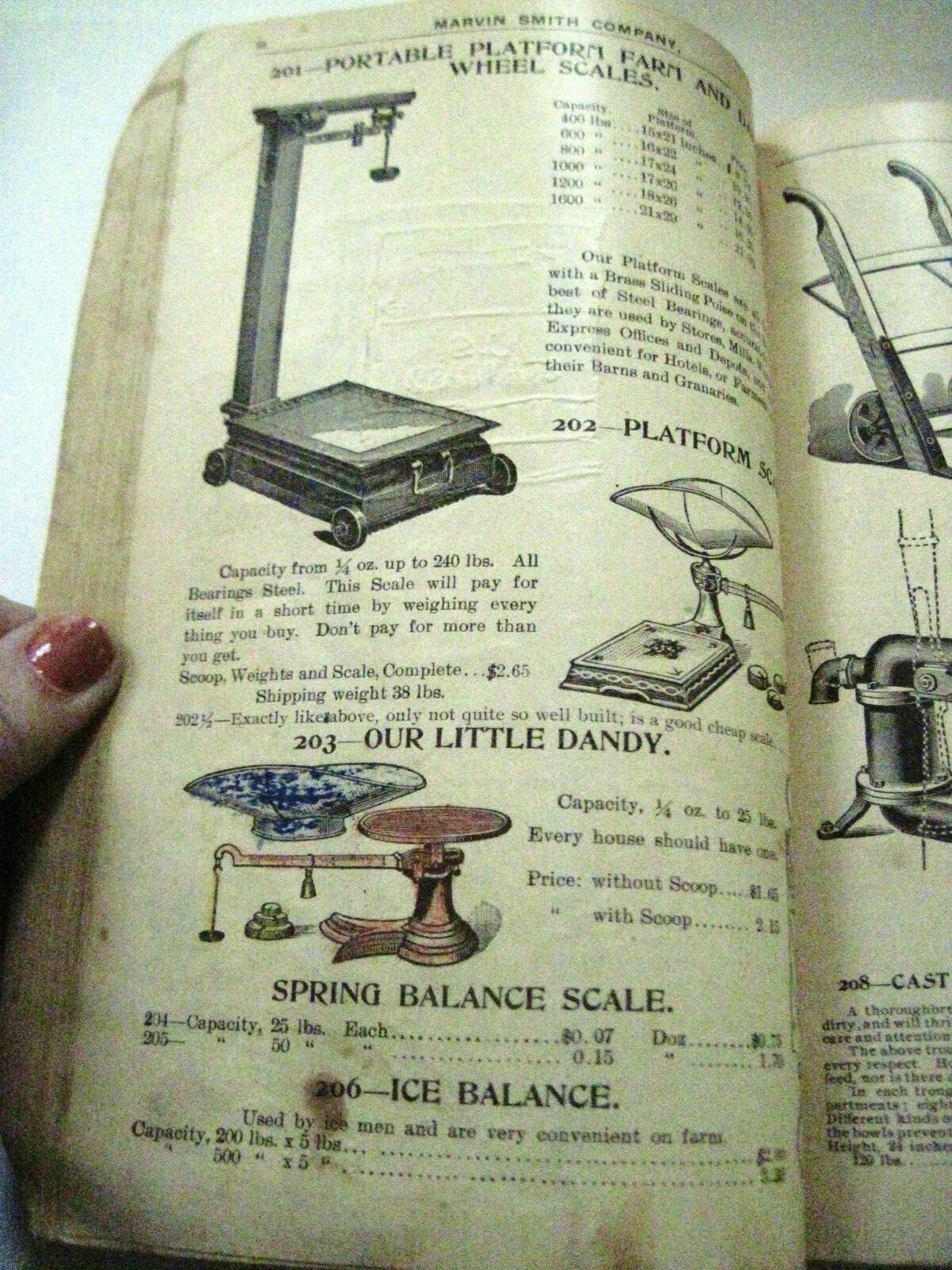 1896 Catalog for « Marvin Smith Co. » Agricultural Equipment Pulled by Horses*