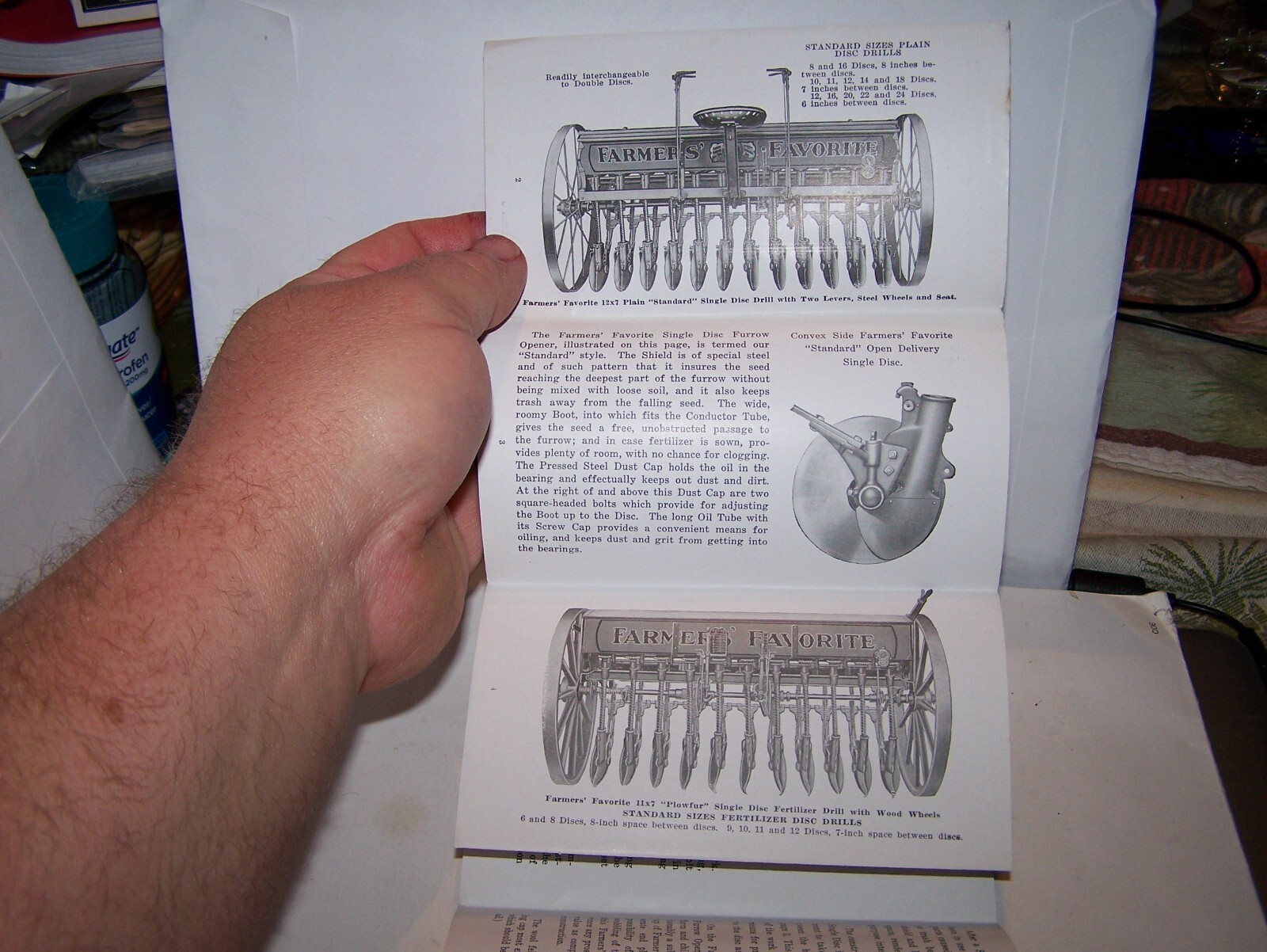 FARMERS FAVORITE Grain Drill Sales Brochure Pamphlet American Seeding Machine Co