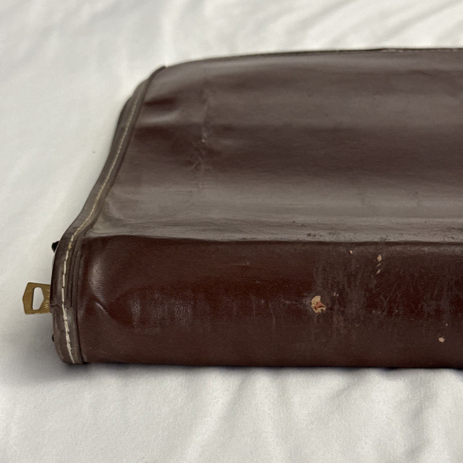 True Vintage Ringfolio National antique Leather secretary Business Binder USA
