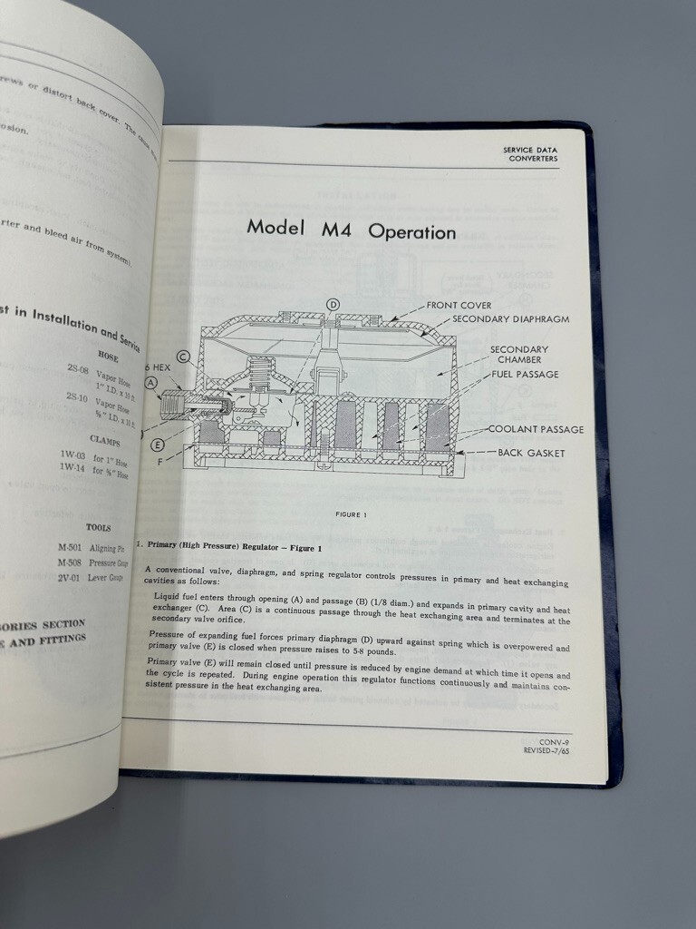 1970 Century LP Gas Carburetion ALLIS CHALMERS LIFT Ford Pinto Manual Catalog