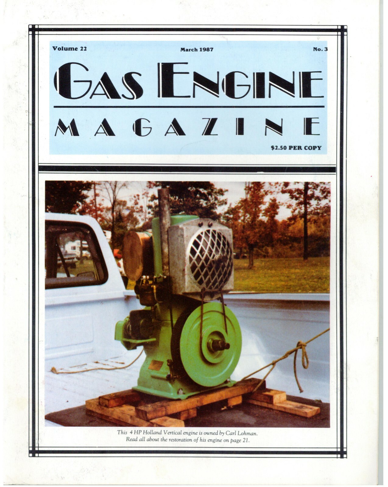 Home Power Engine Ashtabula Ohio – Holland Upright – Magneto Service – Oliver 99
