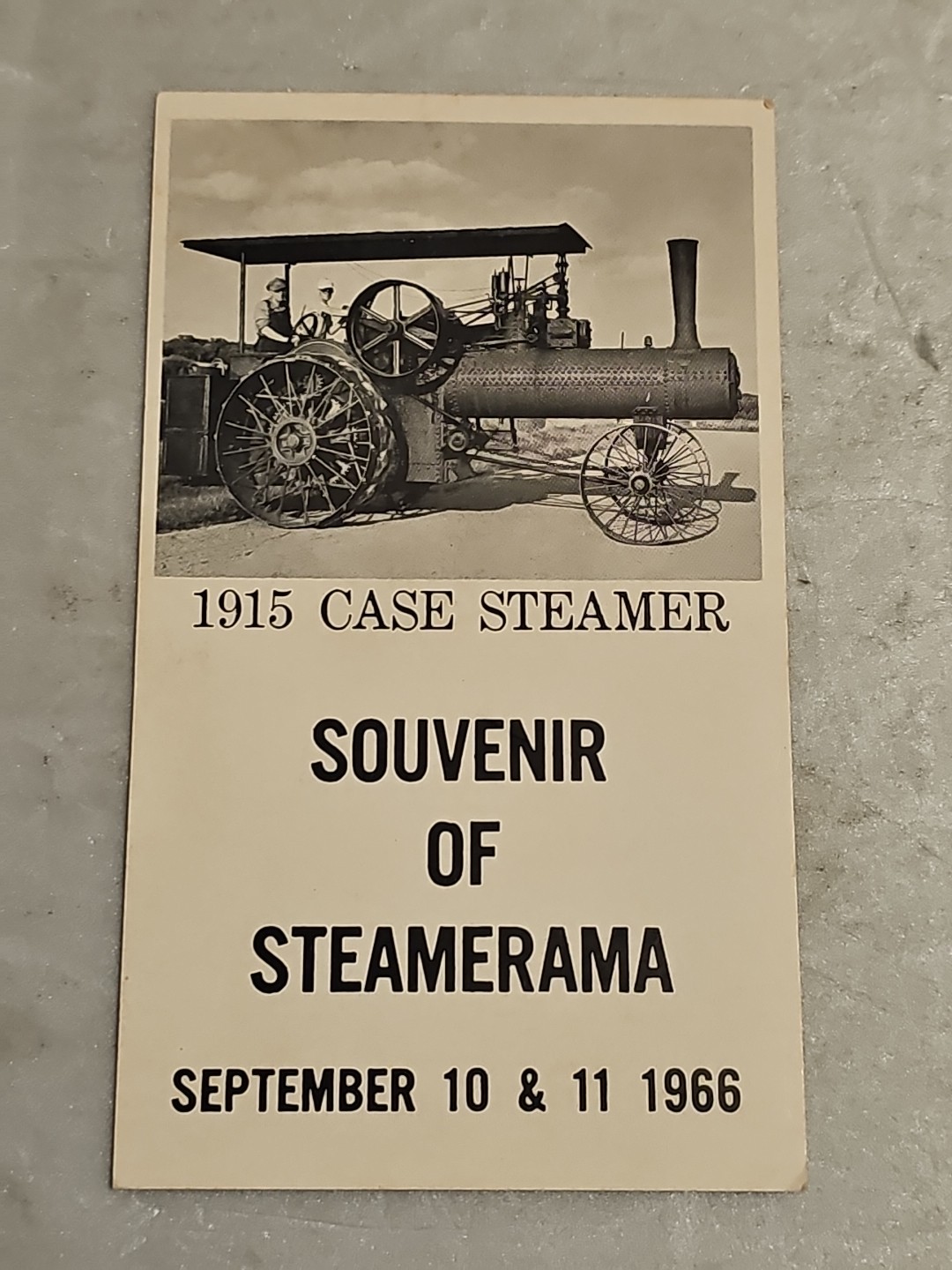 Original Souvenir Steamerama 1966 Postcard