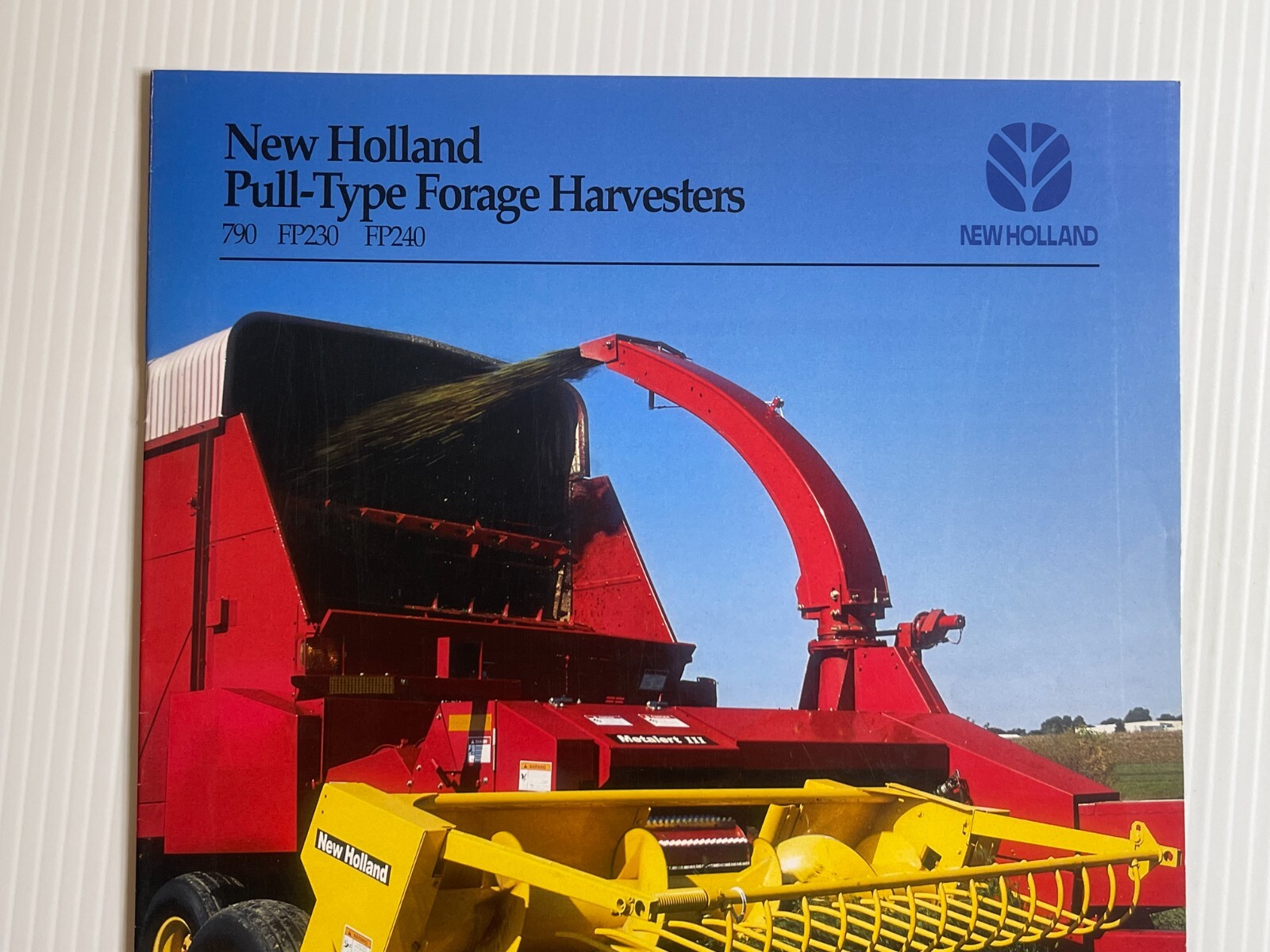 New Holland Pull-Type Forage Harvesters Sales Brochure *Showroom Book* 2006