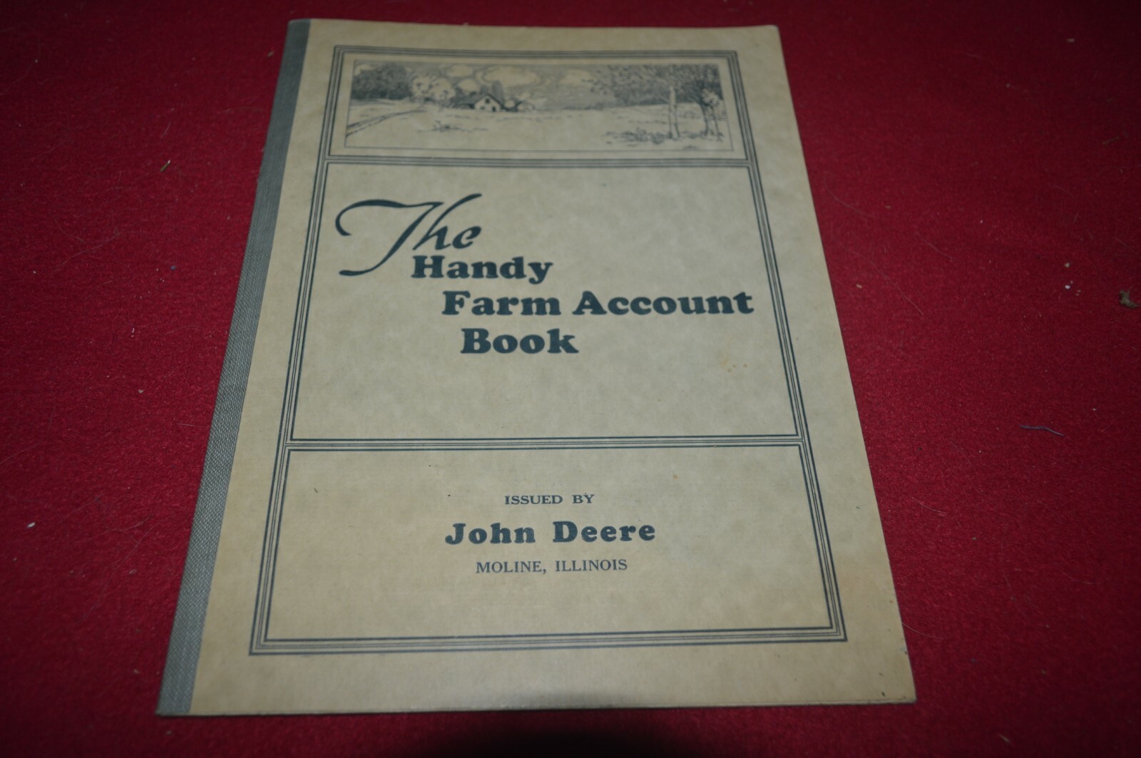 John Deere Farm Account Book for 1928 Brochure FCCA