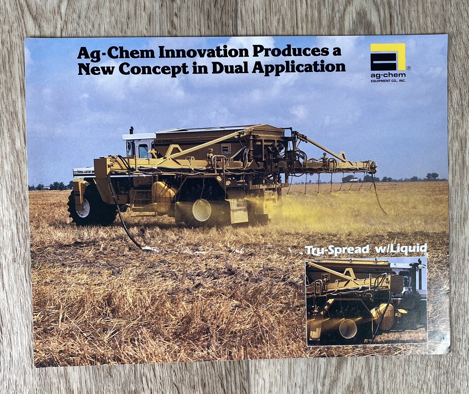 Vintage Ag-Chem Sales Brochure Dual Application Spray Liquid Herbicides