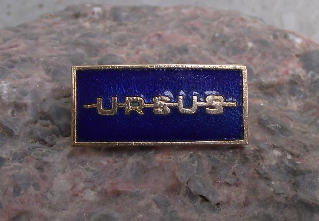 Antique Ursus Tractors Poland Agricultural Farming Machine Farm Brooch Pin Badge