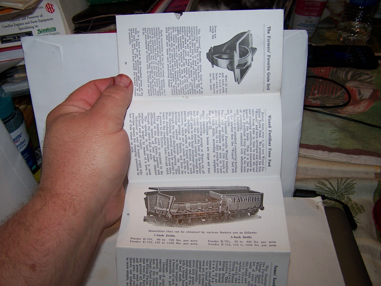 FARMERS FAVORITE Grain Drill Sales Brochure Pamphlet American Seeding Machine Co