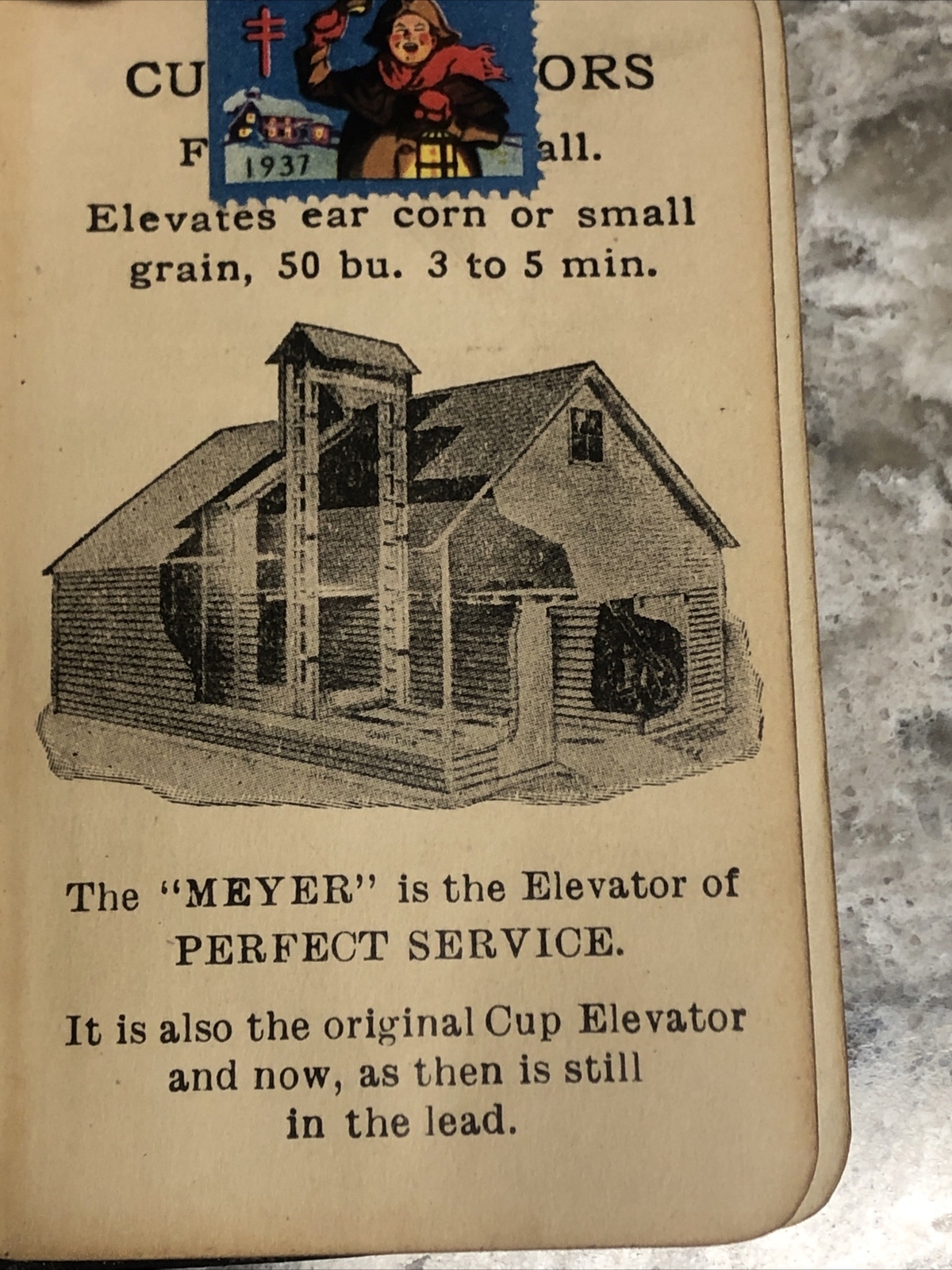 A. F. Meyer Mfg Company Cup Elevators Catalog Book Morton IL Original 1925
