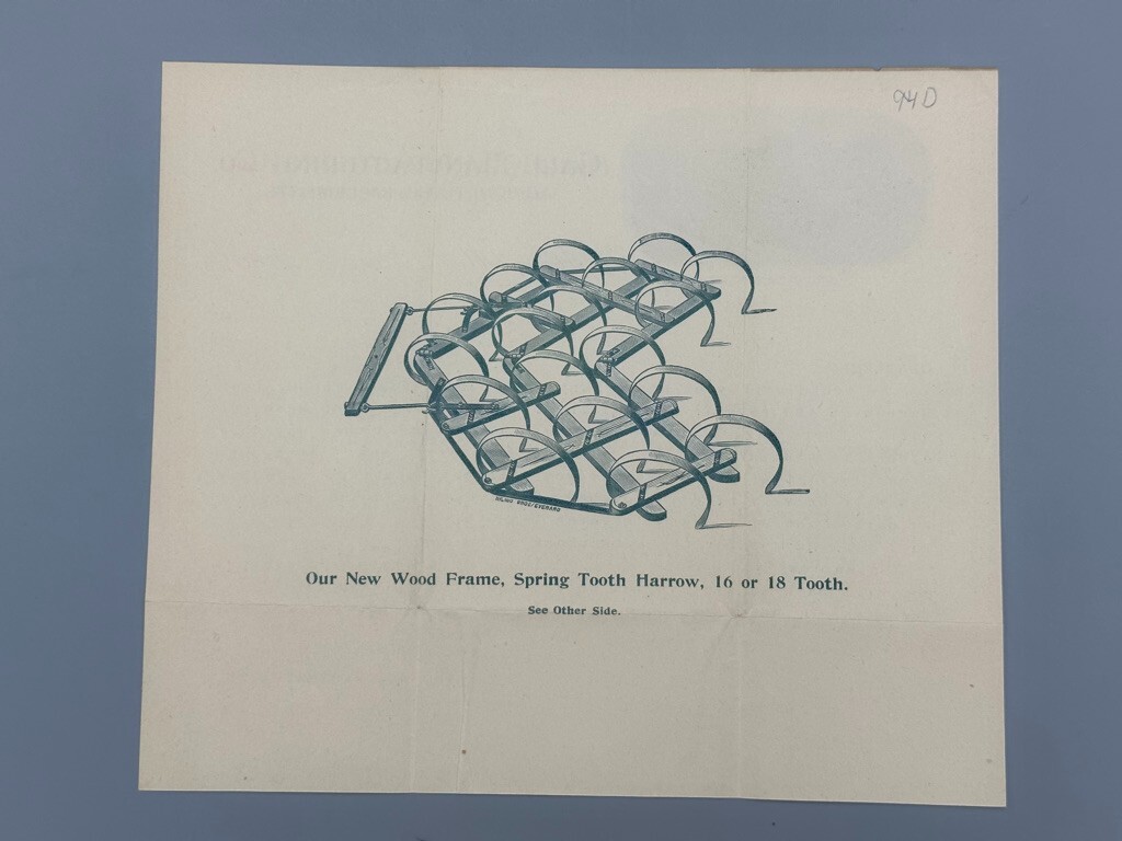 1894 GALE Mfg AGRICULTURAL Michigan ALBION Farm Machinery Advertising Letterhead