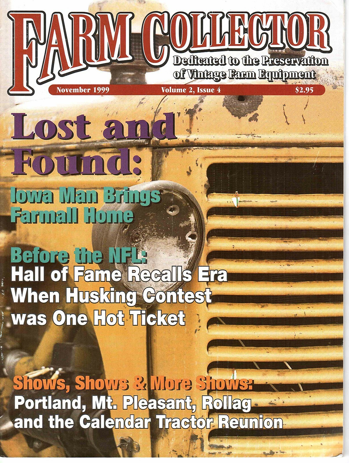 Coal Oil Lanterns, Cornhuskers Hall of Fame, November 1999 Farm Collector Mag.