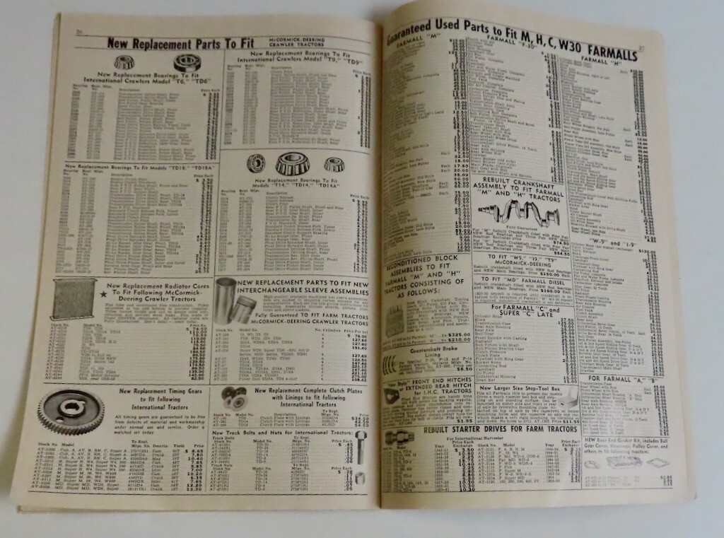 ACME TRACTOR PARTS Lincoln Nebraska 1967 Redbook Catalog