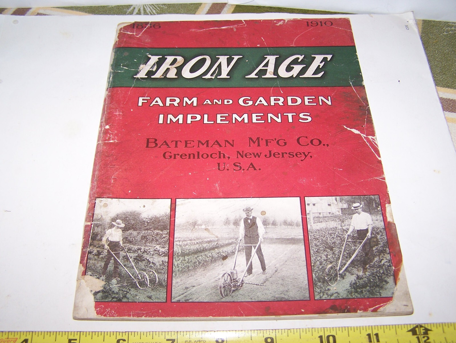 IRON AGE 1910 Full Line Sales Catalog Cultivator Plow Planter Farm Garden NICE!