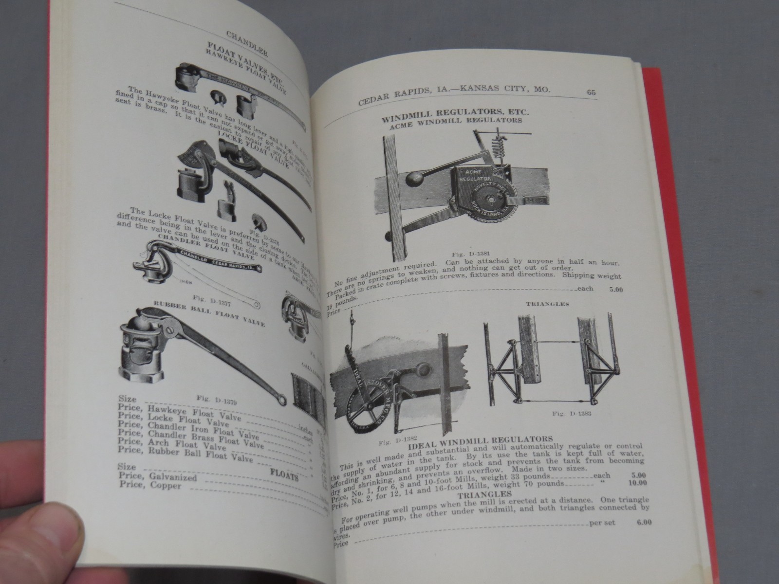 Vintage 1920&rsquo;s CHANDLER Pump Supply Co Full Line Catalog Kansas City Missouri