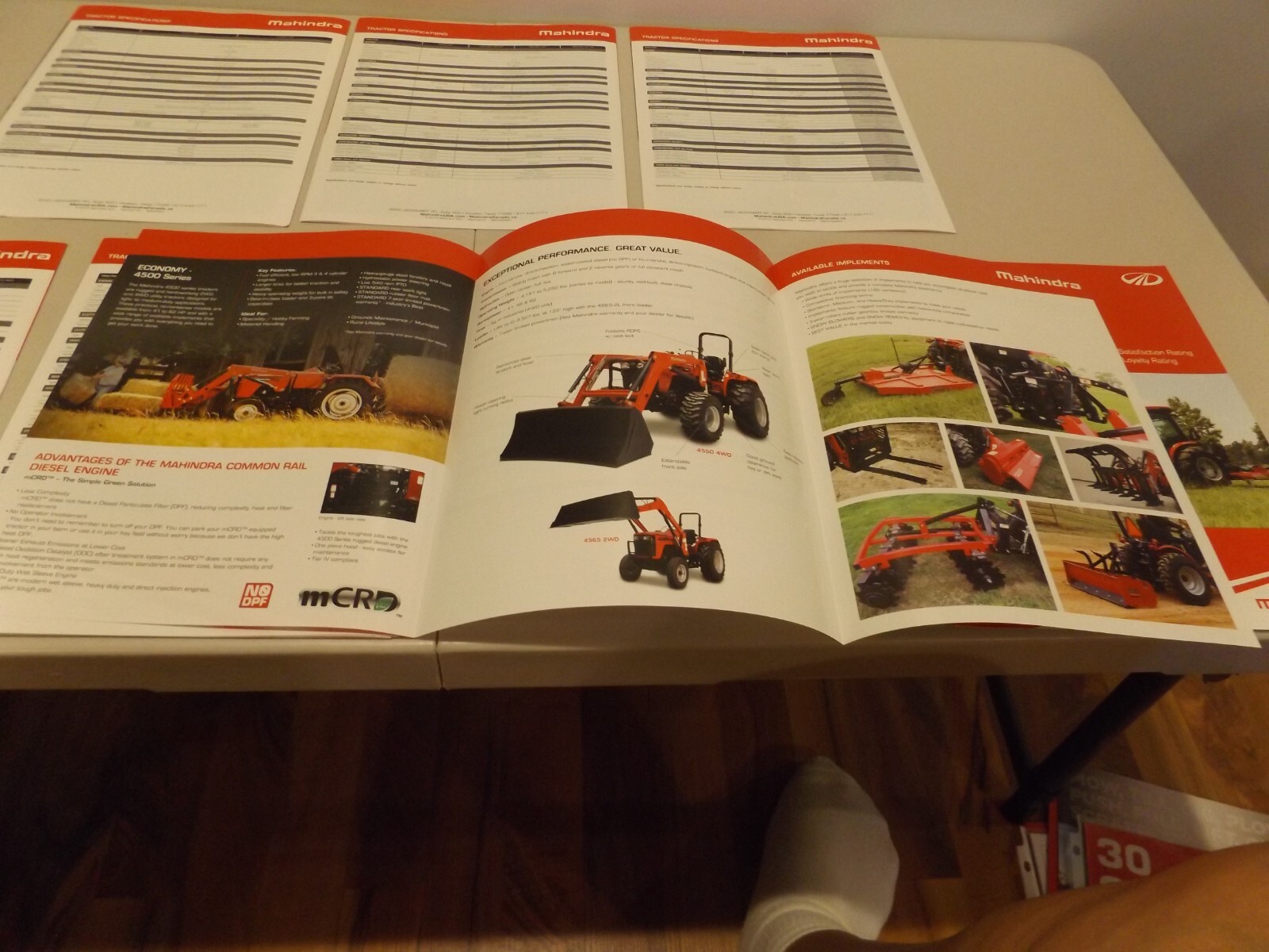 7-pc. MAHINDRA SERIES TRACTORS, 2016-2017
