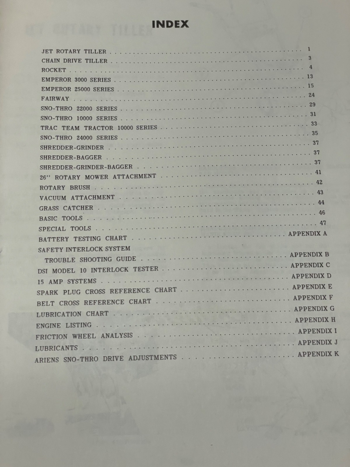 Vintage Ariens Service Technique Manual – Gard-N-Yard & Sno-Thro Second Edition