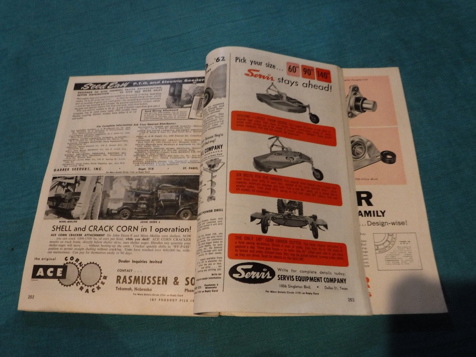 IMPLEMENT & TRACTOR MARCH 25 1962 I & T PRODUCT FILE FARM SUPPLIES EQUIPMENT